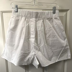 Daily Drills Poplin Resort Short White